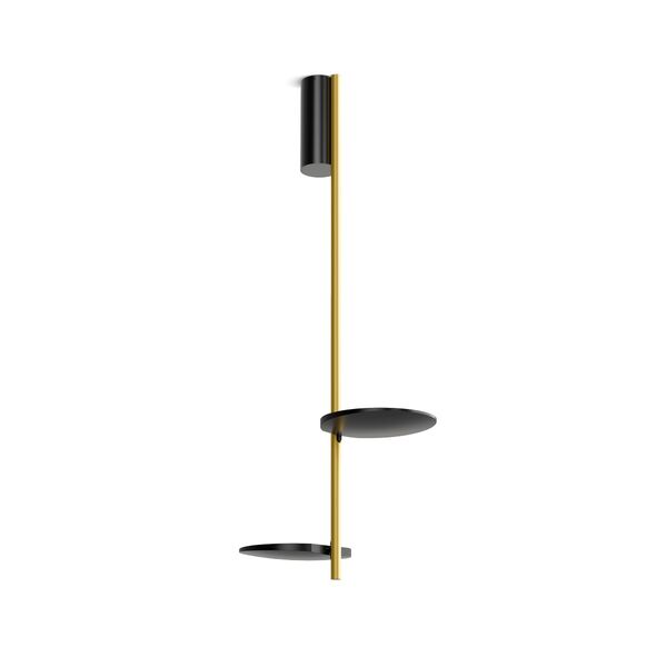 Kimia Suspension Ø17 Black 9005/Satin Galvanic Gold