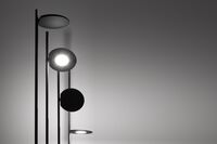 Kimia Gulvlampe Black 9005