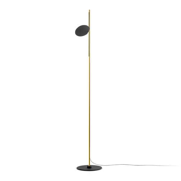 Kimia Stehleuchte Black 9005/Satin Galvanic Gold