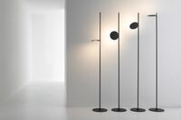 Kimia Gulvlampe Black 9005/Satin Galvanic Gold