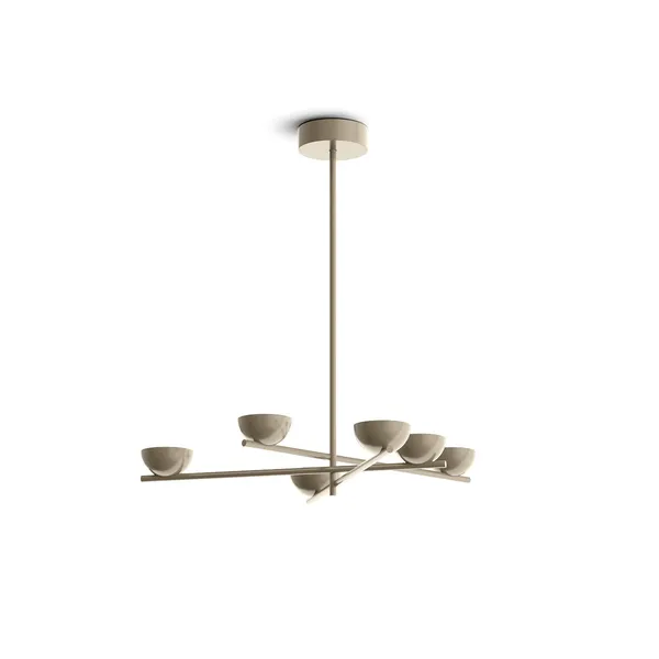 Nido Pendel Ø71 Poleret Mushroom