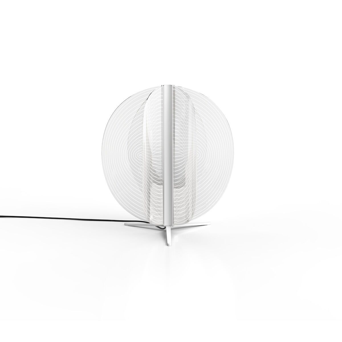 Papylia Bordlampe Polert White 9003