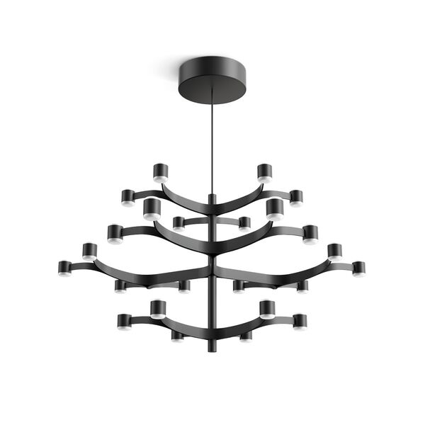 Fronda 24 Lampada a Sospensione Black 9005