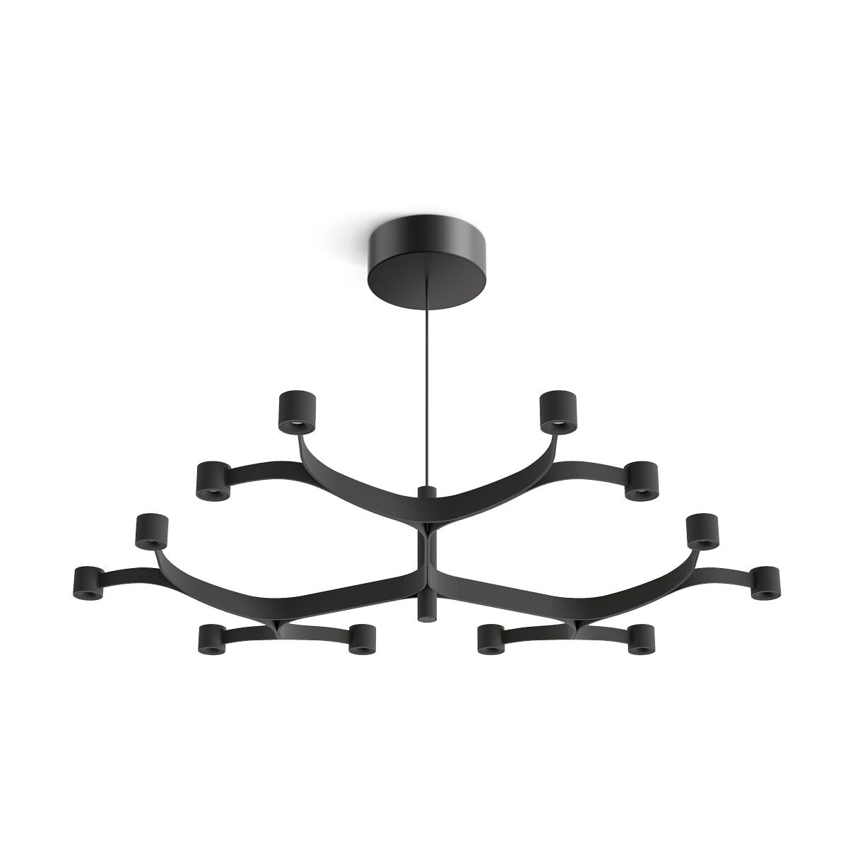 Fronda 12 Pendel Black 9005