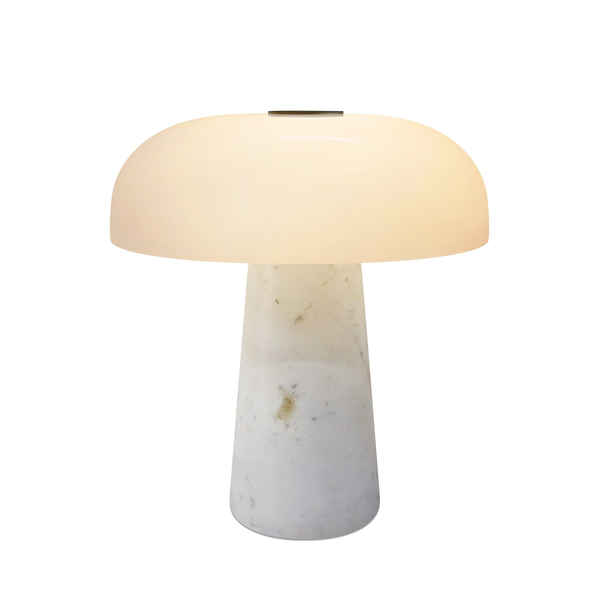 Glossy Mini Lampe Portable Blanche