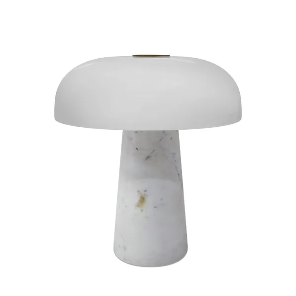 Glossy Mini Portable Lamp White