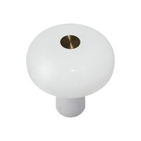 Glossy Mini Portable Lamp White