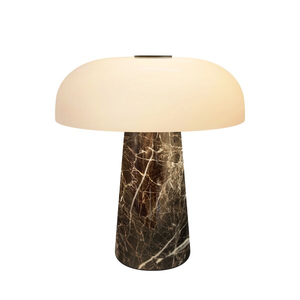Glossy Mini Lampa Przenośna Szarobrązowa