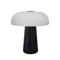 Glossy Mini Portable Lamp Brown