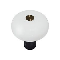 Glossy Mini Portable Lamp Brown