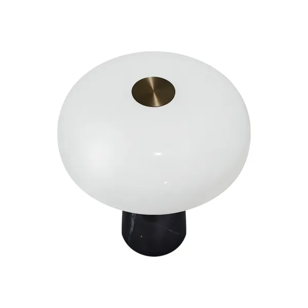 Glossy Mini Portable Lamp Brown