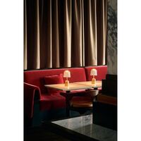 Asteea Lampe Portable Satin Laiton/Strié Transparent