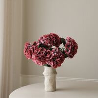 Hydrangea Bouquet Burgundy