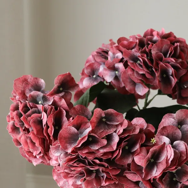 Hydrangea Bouquet Burgundy