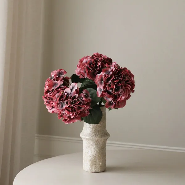 Hydrangea Bouquet Burgundy