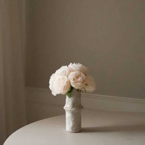 Mini Peony Buket Cream