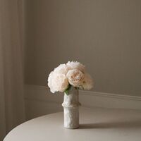 Mini Peony Buket Cream