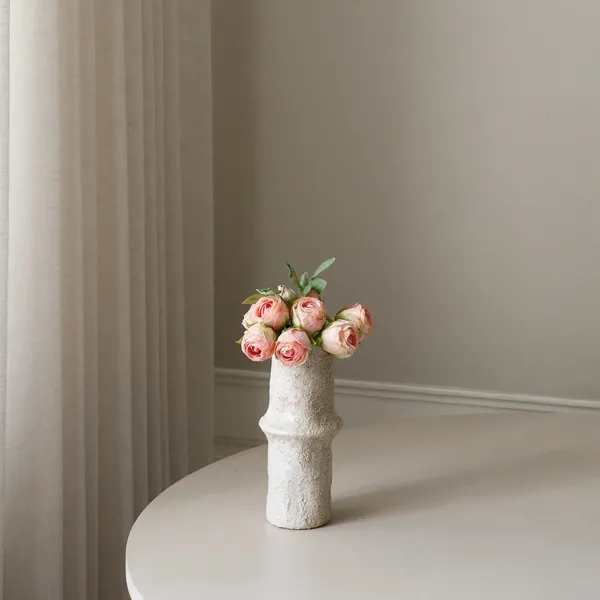 Mini Rose Buket Lyserød