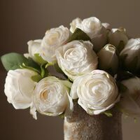 Mini Rose Mazzo Bianco