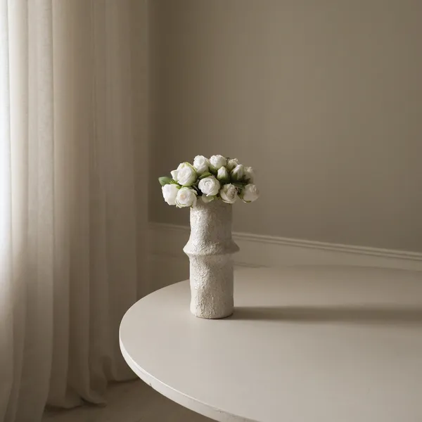 Mini Rose Mazzo Bianco