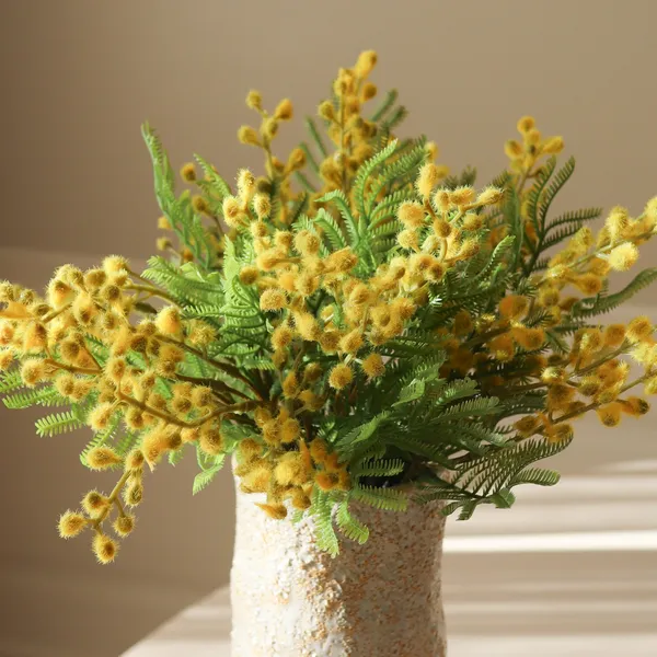 Mini Mimosa Strauß Gelb