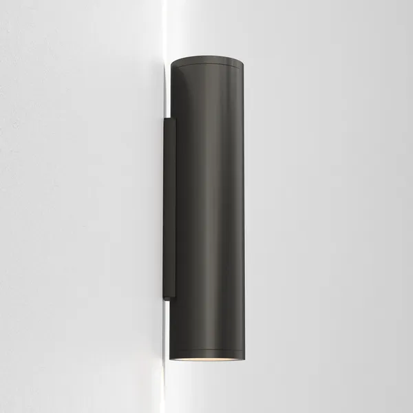 Ava 300 Coastal Væglampe Brushed Gunmetal