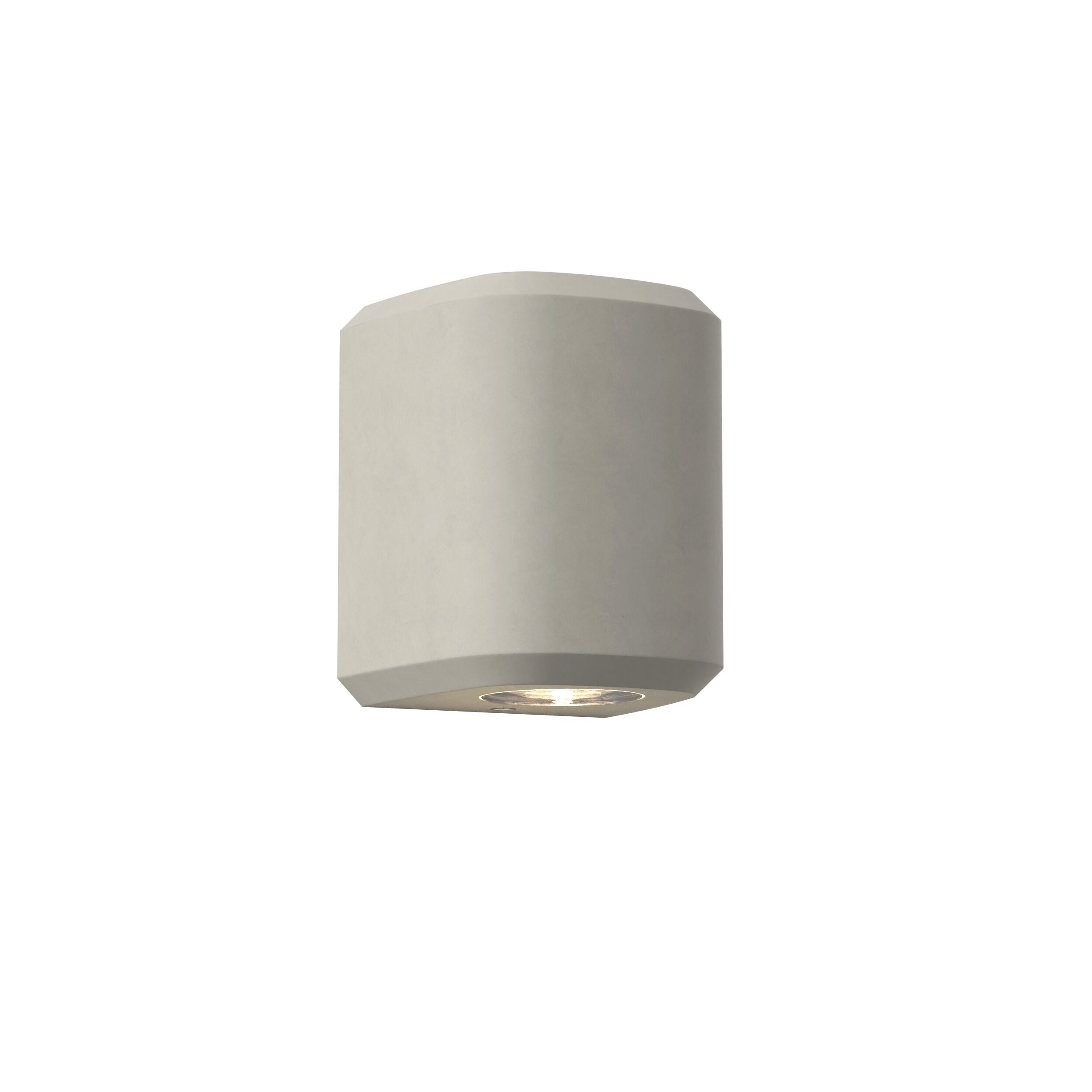 Brixham Single Vegglampe Matt Concrete