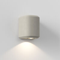 Brixham Single Wall Lamp Matt Concrete
