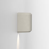 Brixham Single Wall Lamp Matt Concrete