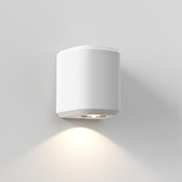 Brixham Single Wall Lamp White Concrete