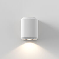 Brixham Single Wall Lamp White Concrete