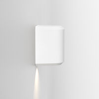 Brixham Single Wall Lamp White Concrete