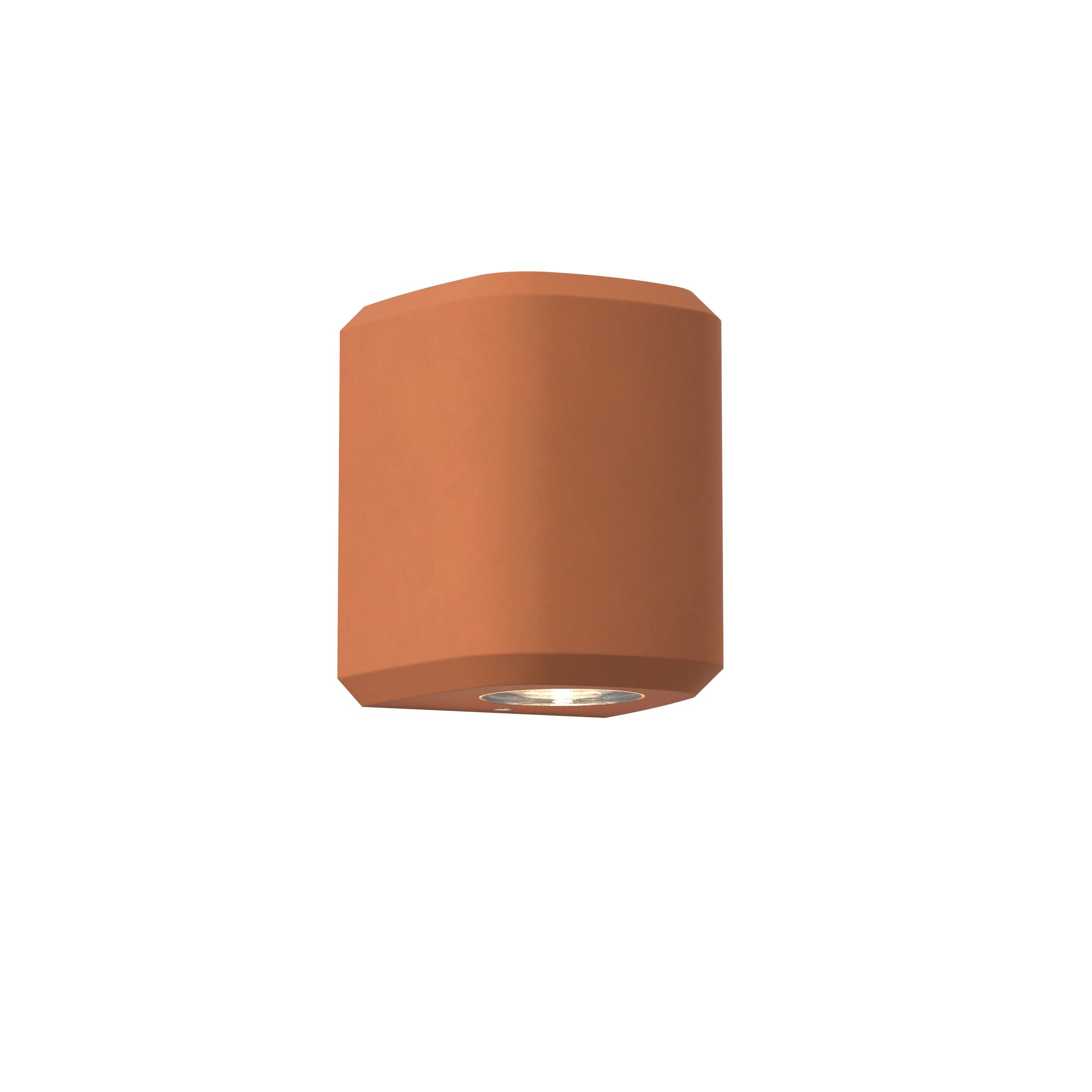 Brixham Single Vegglampe Terracotta Concrete