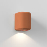 Brixham Single Wall Lamp Terracotta Concrete