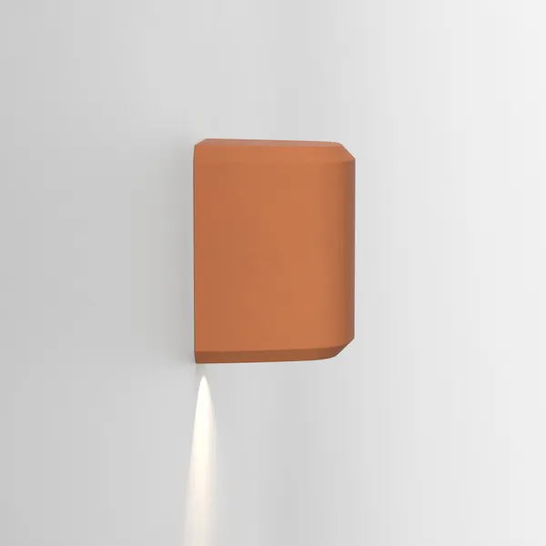 Brixham Single Wall Lamp Terracotta Concrete