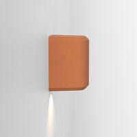 Brixham Single Wall Lamp Terracotta Concrete