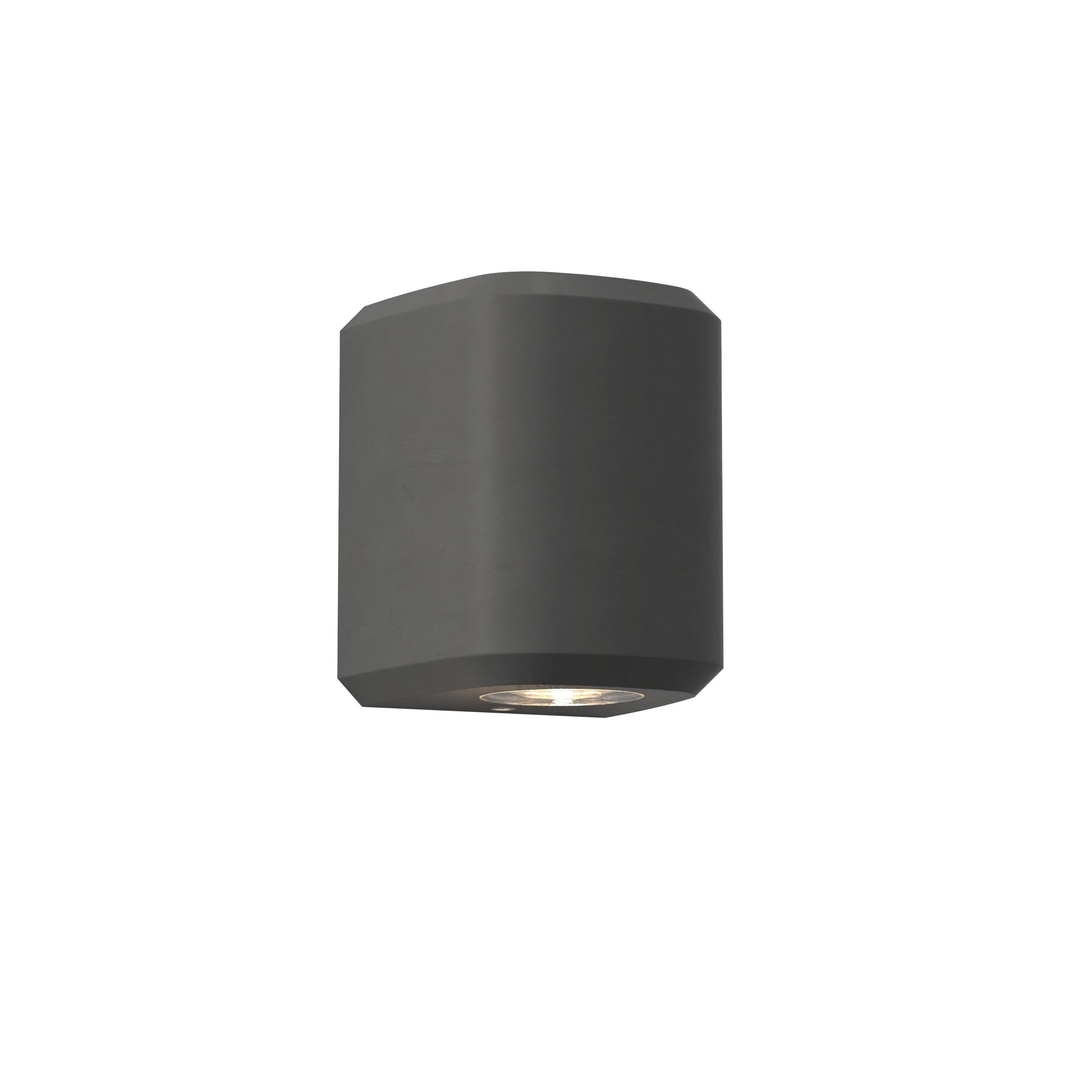 Brixham Single Vegglampe Charcoal Concrete