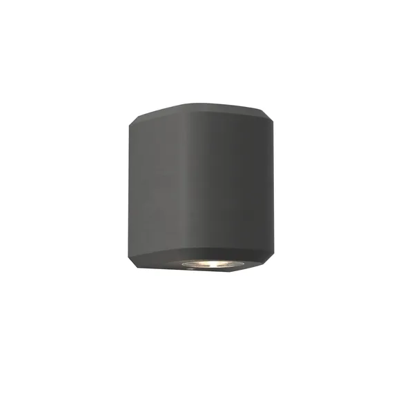 Brixham Single Wall Lamp Charcoal Concrete