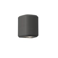 Brixham Single Wall Lamp Charcoal Concrete