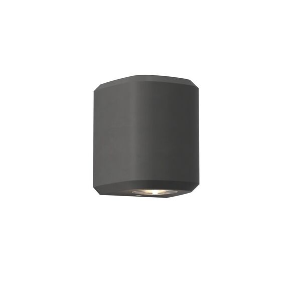Brixham Single Wall Lamp Charcoal Concrete