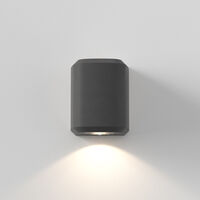 Brixham Single Wall Lamp Charcoal Concrete
