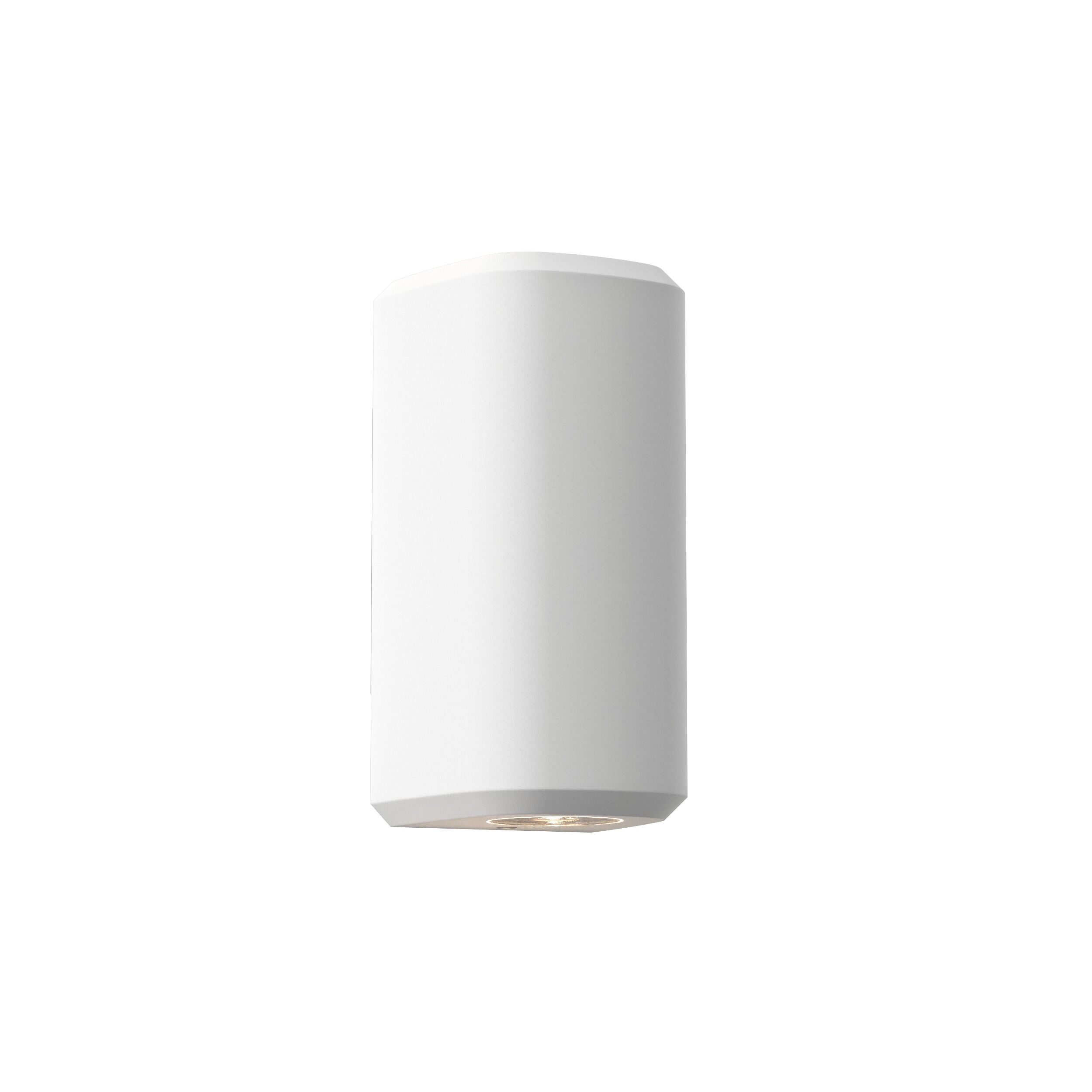 Brixham Twin Vegglampe White Concrete