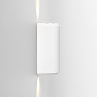 Brixham Twin Væglampe White Concrete