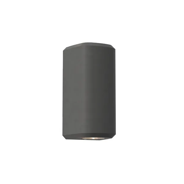 Brixham Twin Væglampe Charcoal Concrete