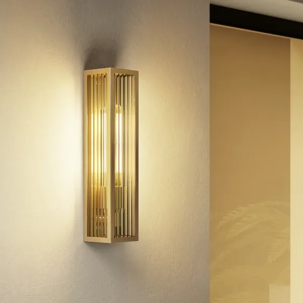 Harvard Væglampe Brushed Brass