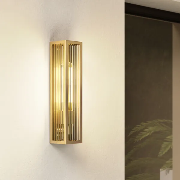 Harvard Væglampe Brushed Brass
