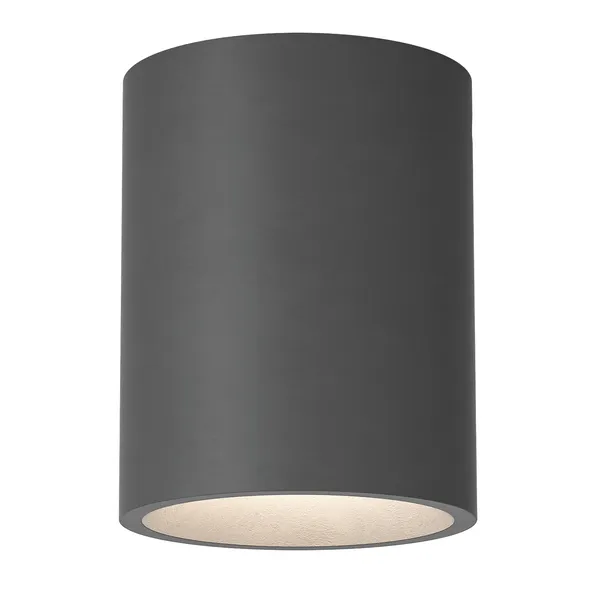 Kos Round Spot Charcoal Concrete