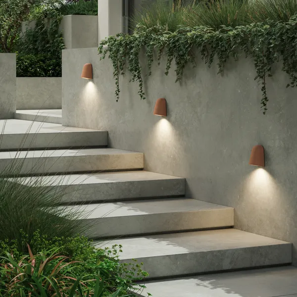 Mast Light Væglampe Terracotta Concrete