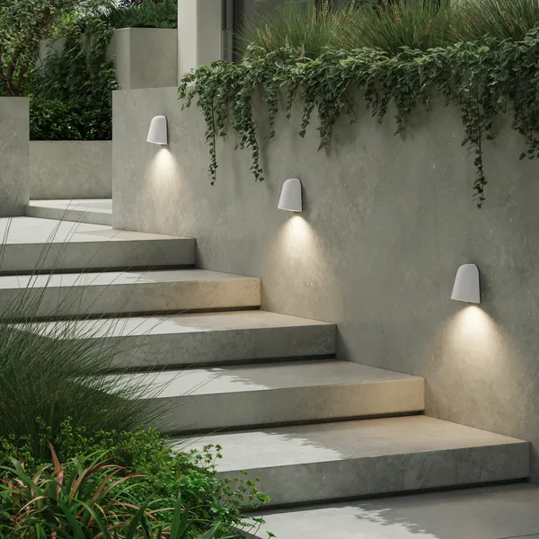 Mast Light Væglampe White Concrete