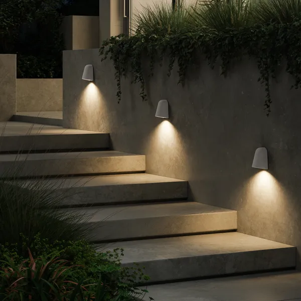 Mast Light Væglampe White Concrete